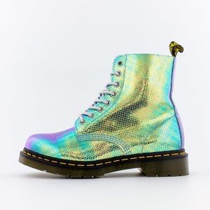 Dr. Martens Pascal 1460 Iridescent Blue Snakeskin